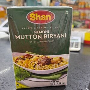 SHAN Memoni Mutton Biryani Mix - Dark Green Packaging pack of 6
